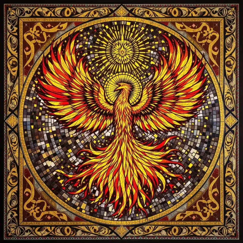 ai stained glass pattern generator