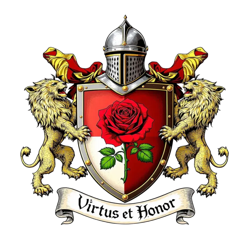 coat of arms with text