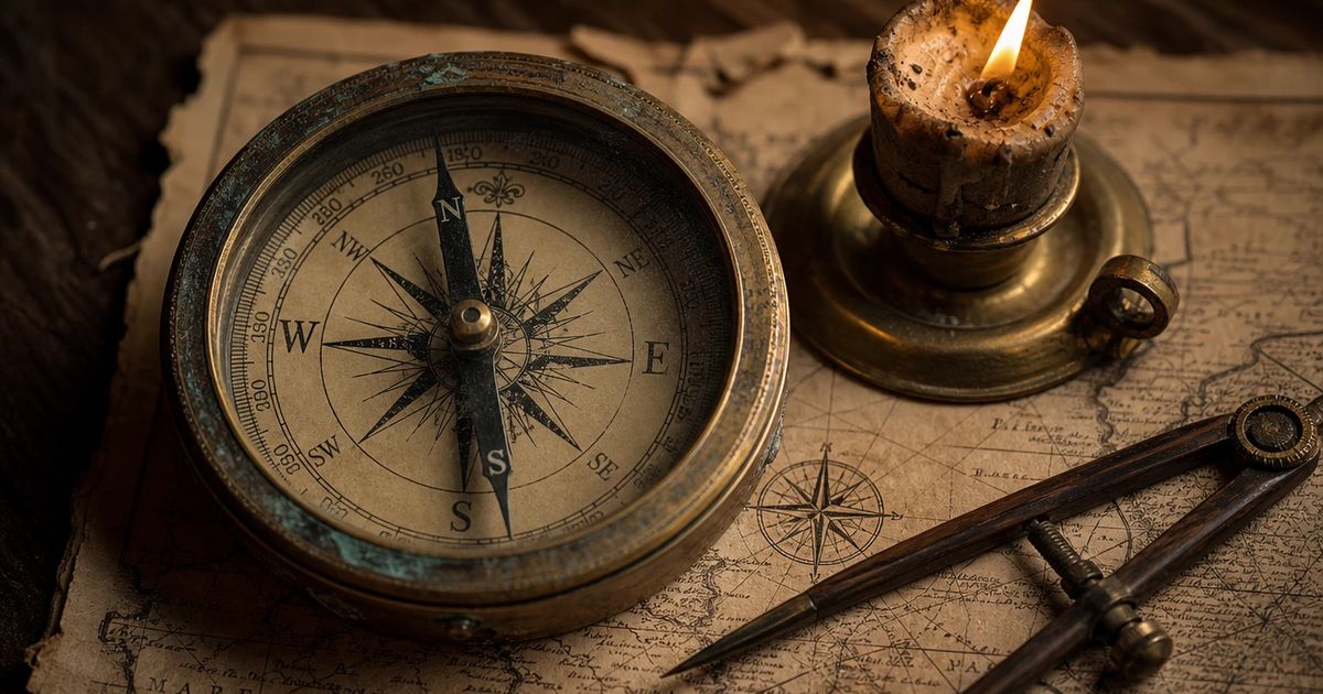 AI Stock Compass Images Generator | Brass & Hiking Photos | getimg.ai
