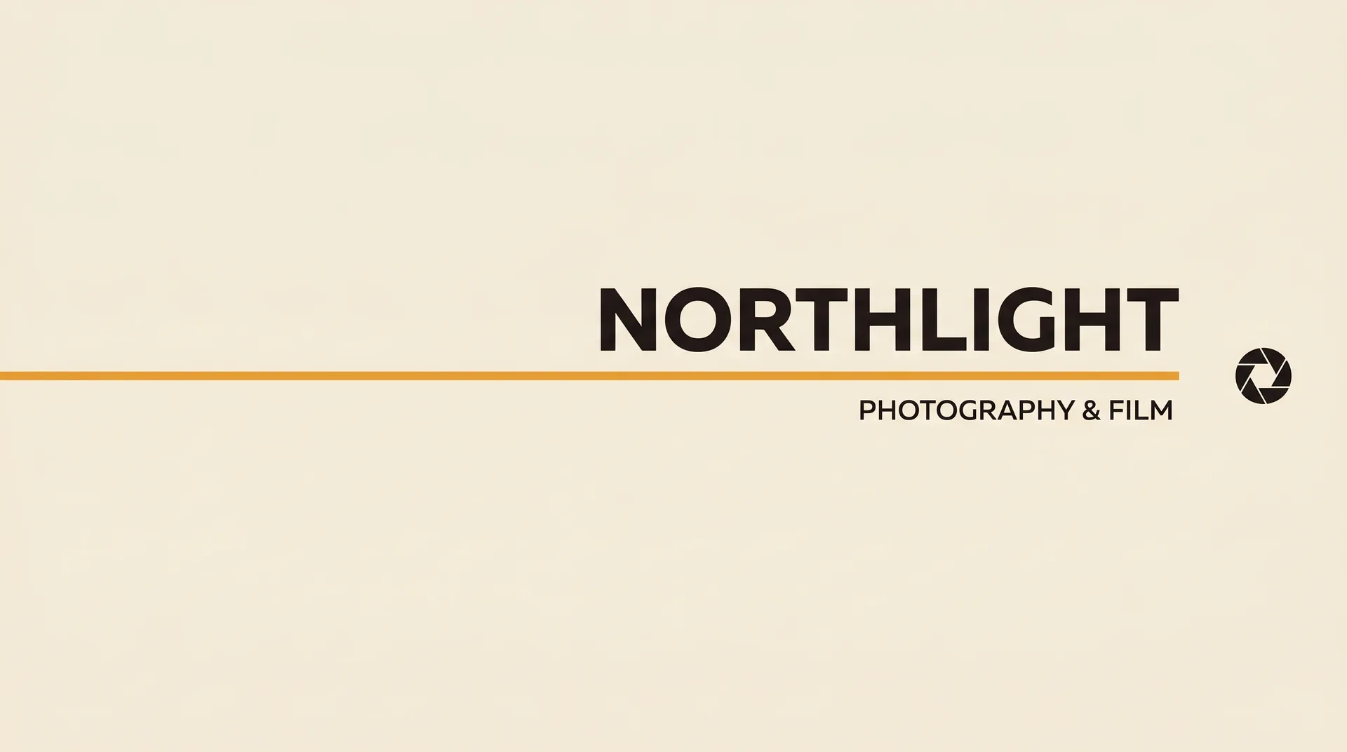 X profile header banner for a photography and film creator, Northlight