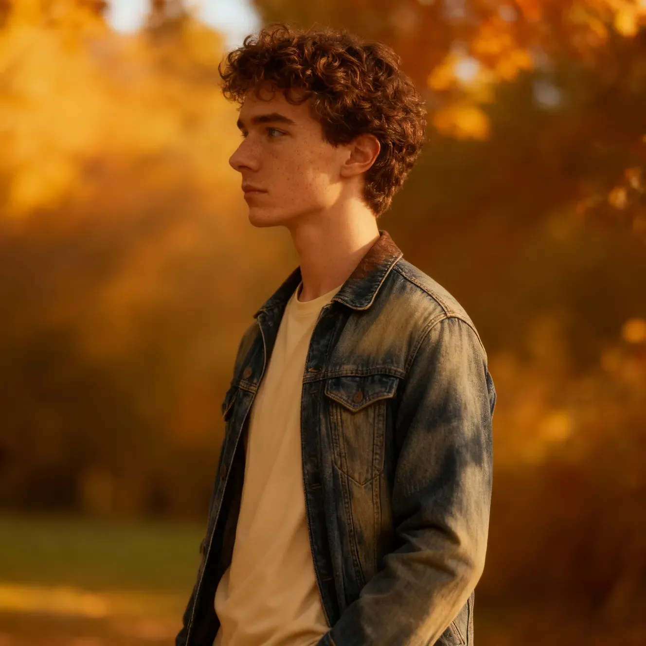 side view profile angle ai photo