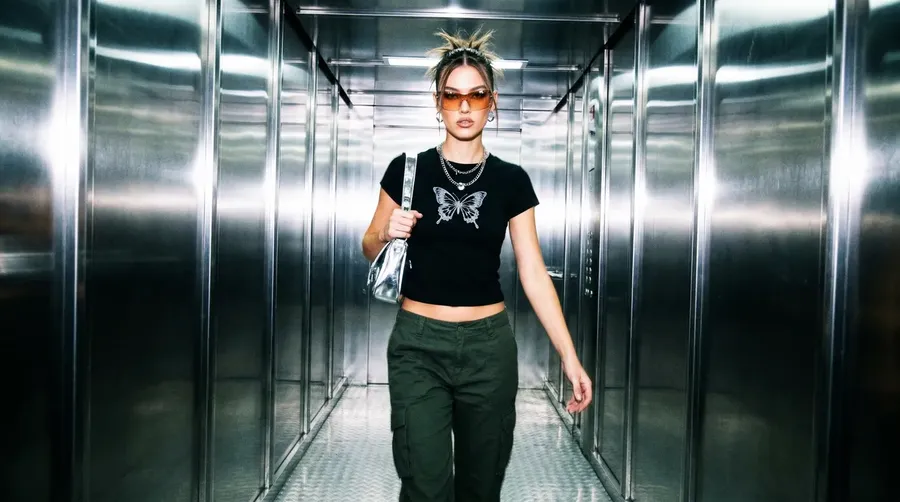 Y2K editorial fashion image