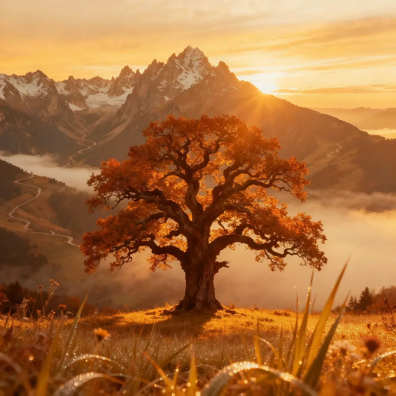 warm color palette ai image generation