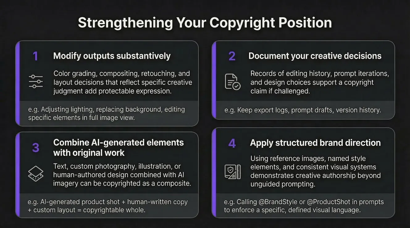 ai image generator commercial use copyright protection