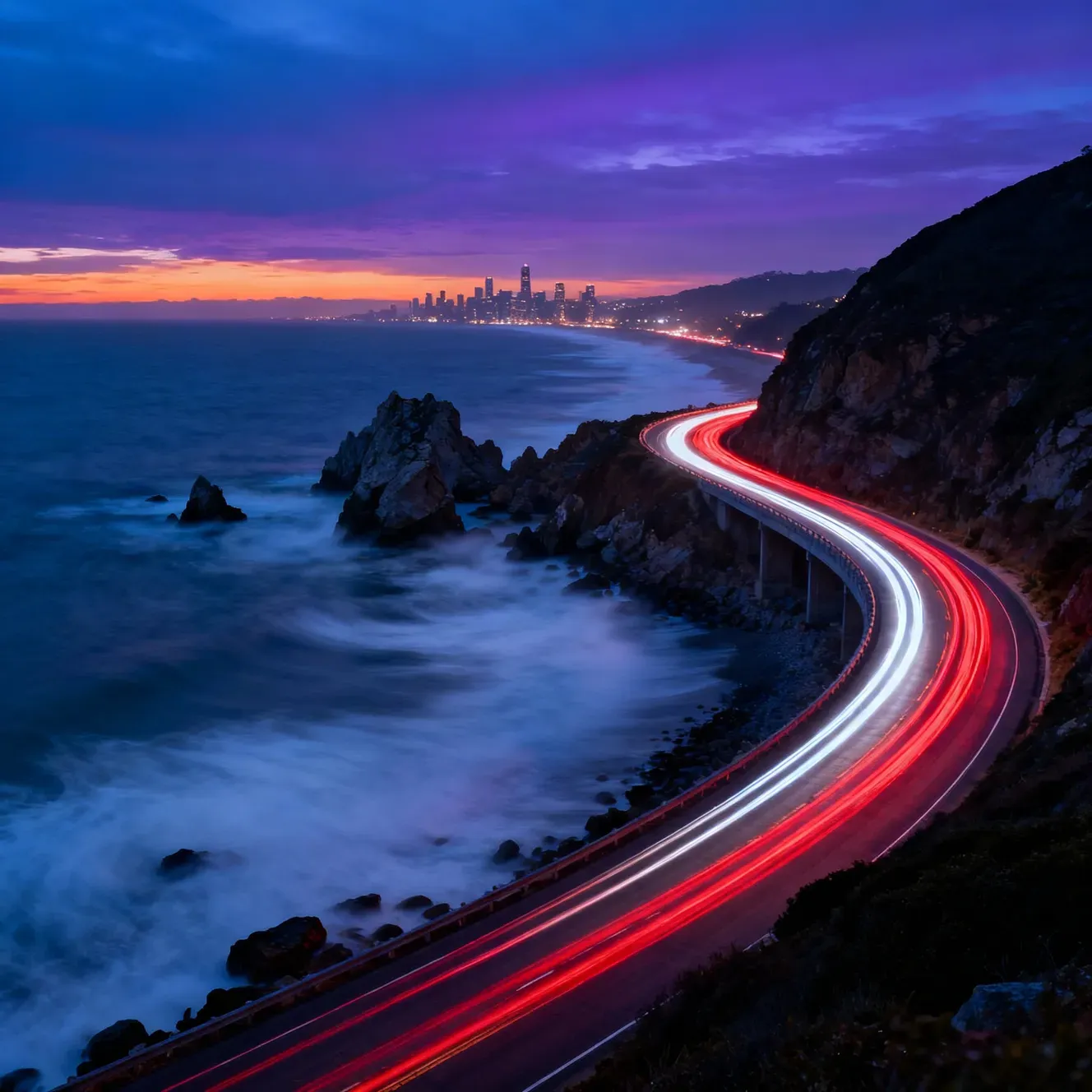 long exposure ai photo