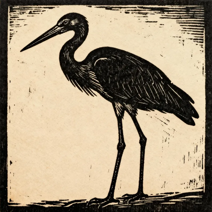 linocut ai image