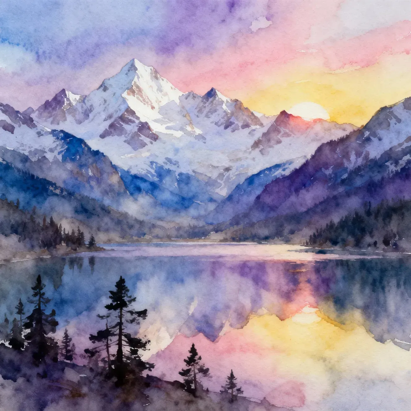 ai watercolor painting prompting guide