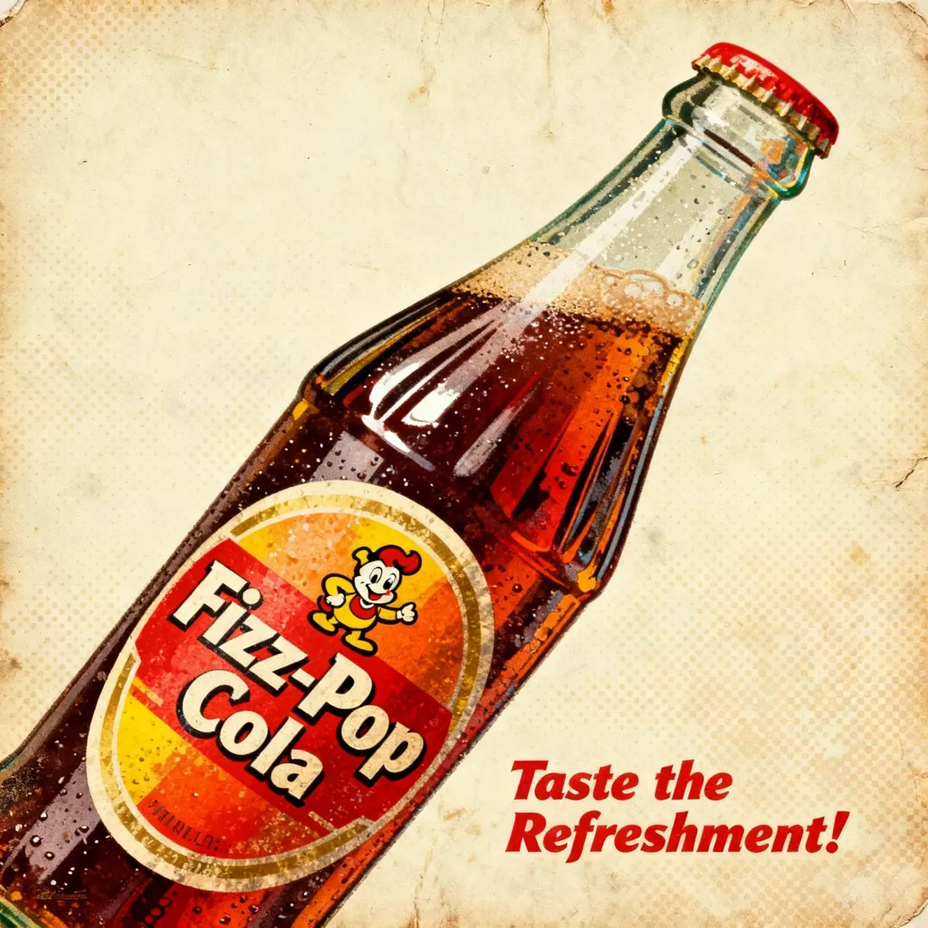 retro design style ai poster