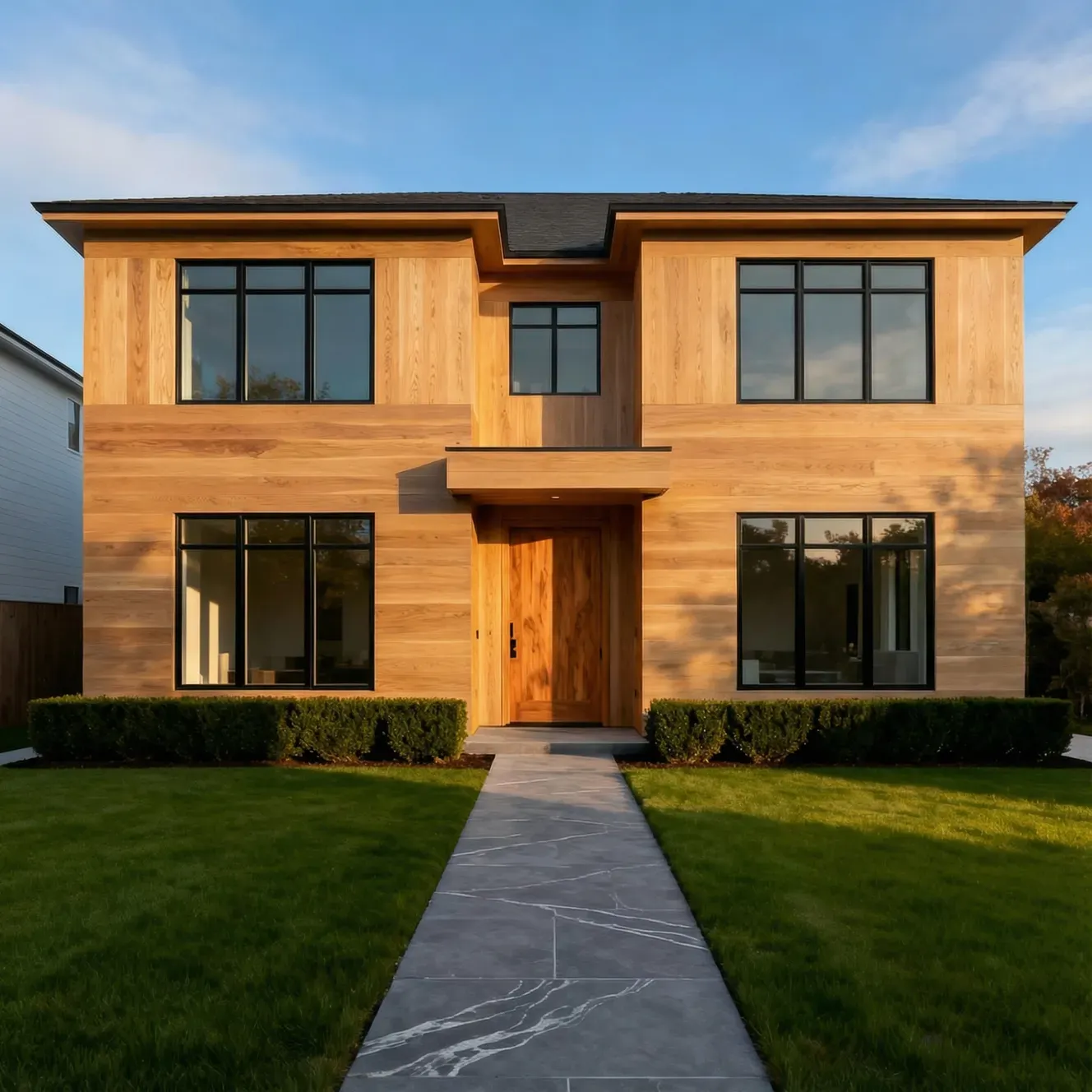 change house facade with ai