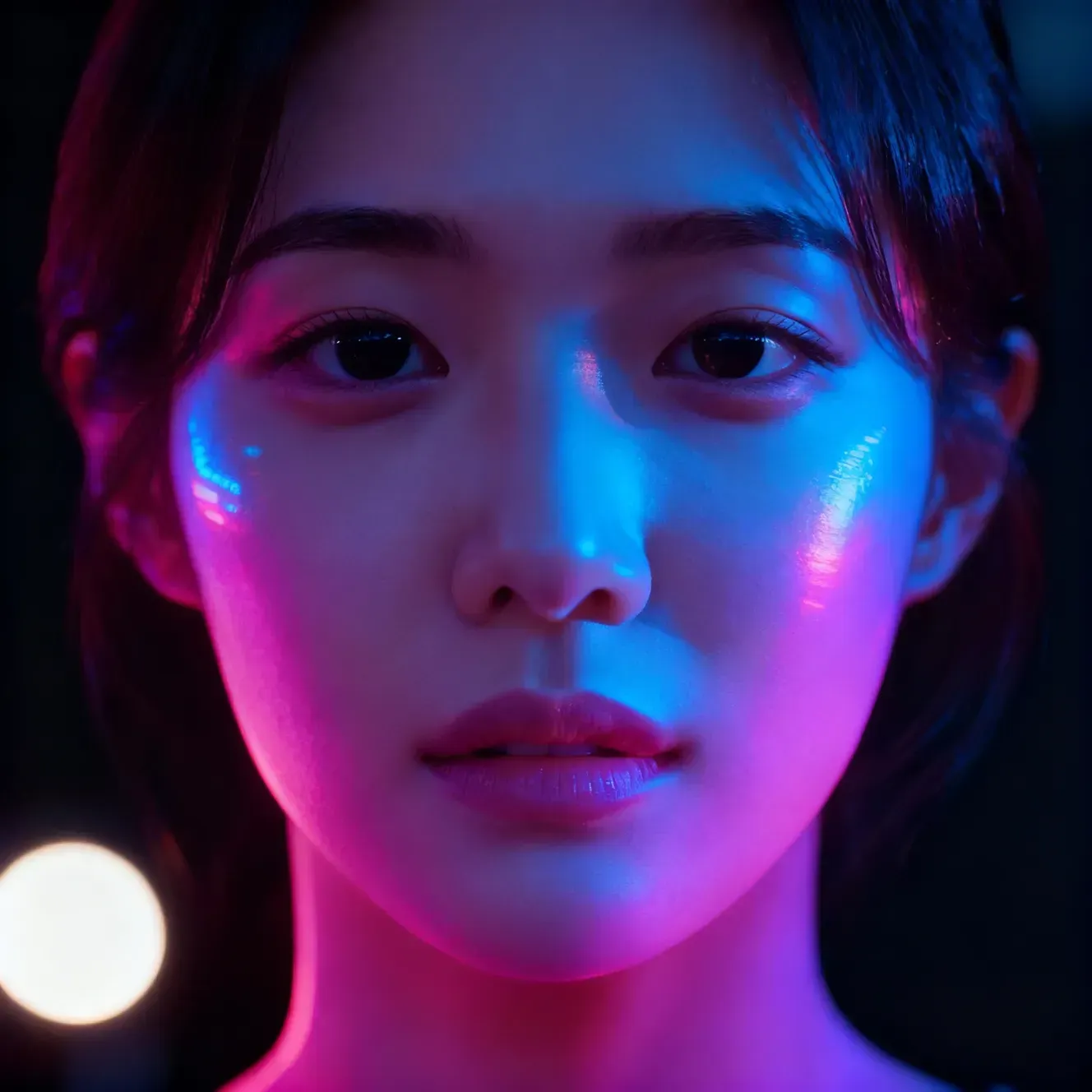 neon lights ai photo