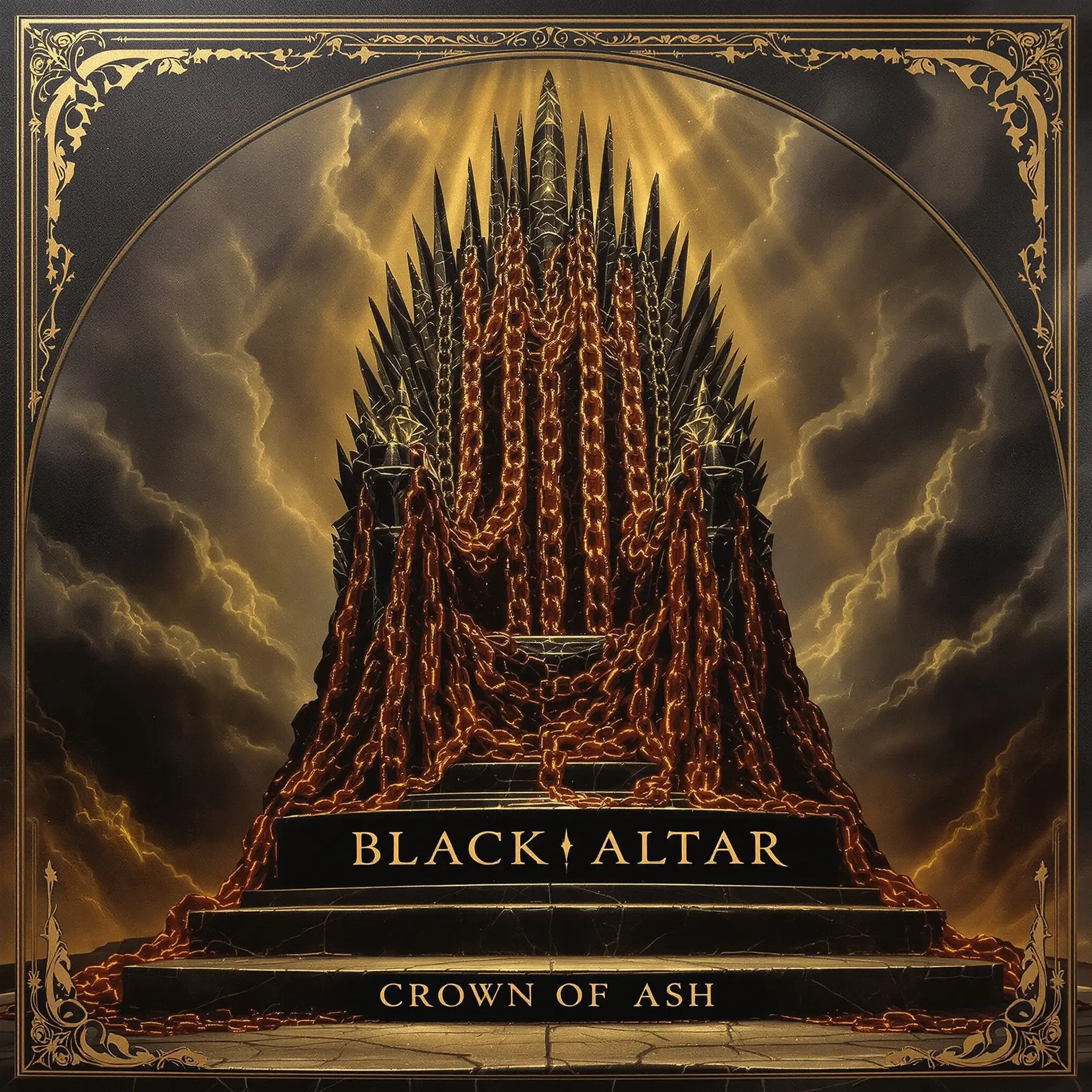 metal album cover ai