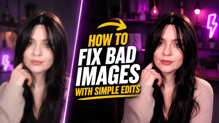 Learn how to fix bad images with simple AI edits