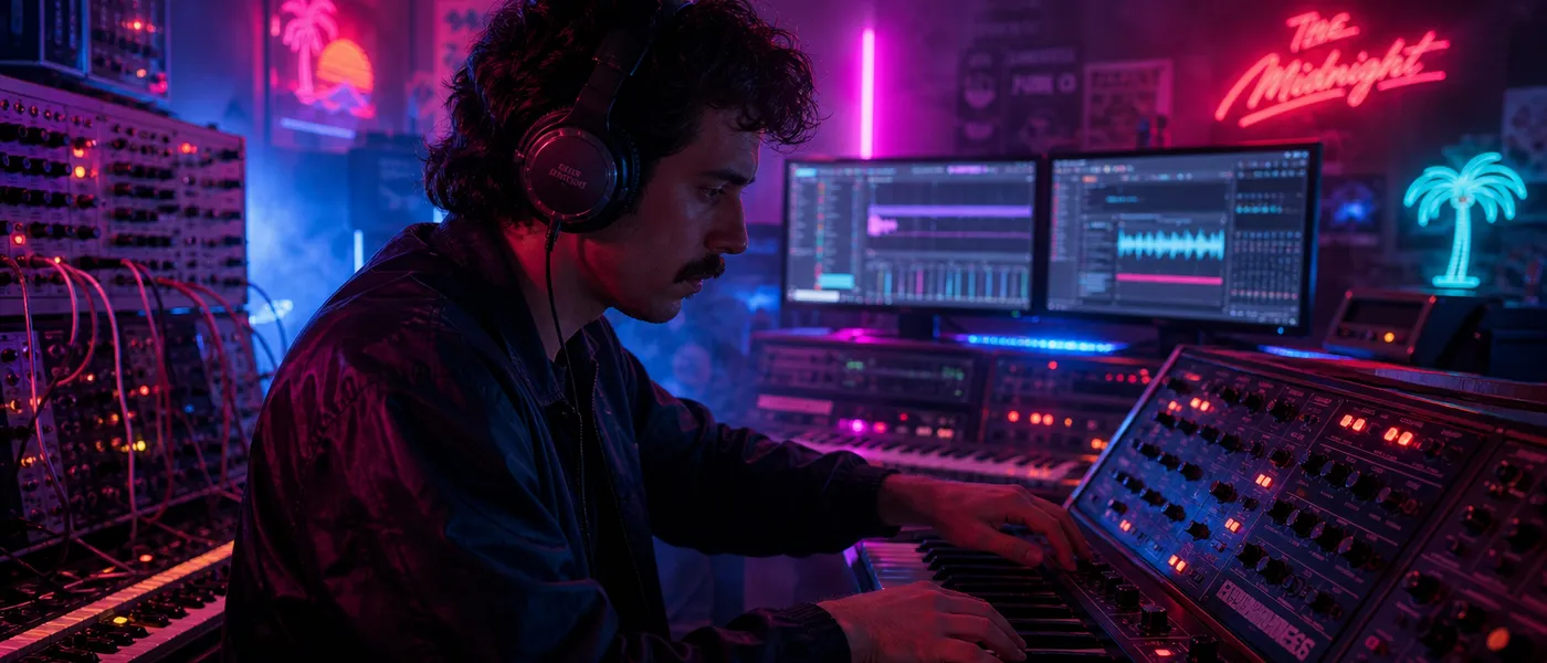 best synthwave ai music generator getimg.ai