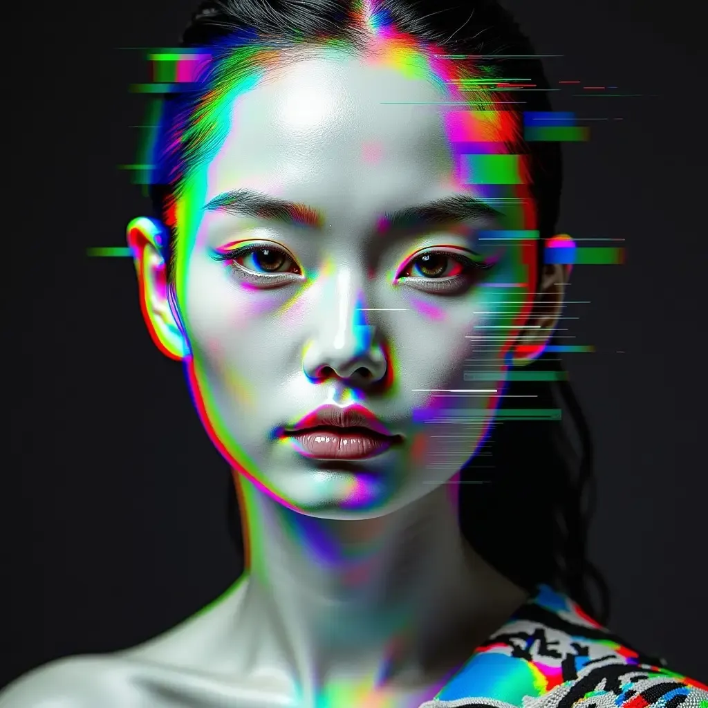 public style vhs glitch